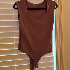 Purple Sleeveless Bodysuit